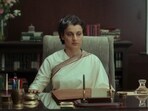 Kangana Ranaut in a still from Emergency. Kangana Ranaut in a still from Emergency.
