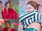 Shehnaaz Gill dancing at a recent Janmashtami event