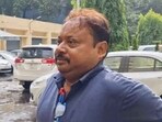 ASI Anup Dutta seen sprinting towards CBI office to avoid questions from the media. ASI Anup Dutta seen sprinting towards CBI office to avoid questions from the media.