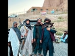 Travel influencer Geenyada Madow's post with Taliban. Travel influencer Geenyada Madow's post with Taliban.