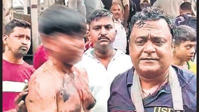 Locals strip, thrash coaching class teacher for molesting 13-year-old girl