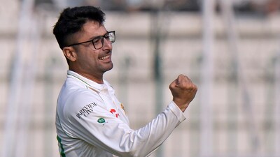 Pakistan recall spinner Abrar Ahmed for final test v Bangladesh (AP)