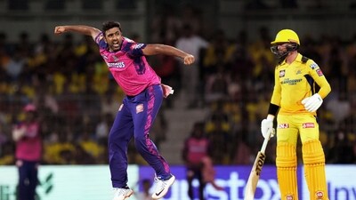 Ravichandran Ashwin celebrates a wicket during IPL match against CSK. (PTI)