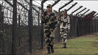 Border Security Force personnel patrol the India-Bangladesh border in Assam. (AP Photo) Border Security Force personnel patrol the India-Bangladesh border in Assam. (AP Photo)