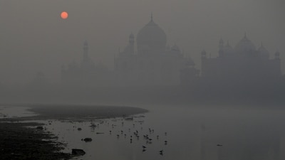 Representative Image: India's pollution levels have declined since 2022, leading to 51 days added to average life expectancy (Photo by Pawan SHARMA / AFP) (AFP) Representative Image: India's pollution levels have declined since 2022, leading to 51 days added to average life expectancy (Photo by Pawan SHARMA / AFP) (AFP)