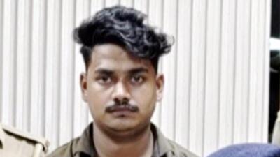 Police identified the suspect as Tarun Meena, a resident of Shalimar Garden Extension 1, and said he is a college graduate who is currently jobless. (HT Photo) Police identified the suspect as Tarun Meena, a resident of Shalimar Garden Extension 1, and said he is a college graduate who is currently jobless. (HT Photo)