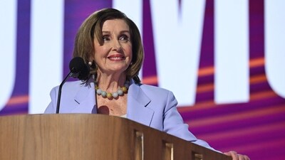 In a newly released video, Nancy Pelsoi was also heard blasting Donald Trump over January 6 riot, saying, “I just feel sick about what he did to the Capitol and the country today. He’s got to pay a price for that." (AFP) In a newly released video, Nancy Pelsoi was also heard blasting Donald Trump over January 6 riot, saying, “I just feel sick about what he did to the Capitol and the country today. He’s got to pay a price for that." (AFP)