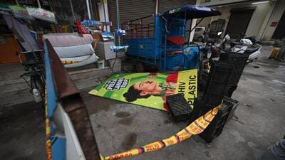 The spot where the incident took place. (Sanchit Khanna/HT Photo) The spot where the incident took place. (Sanchit Khanna/HT Photo)