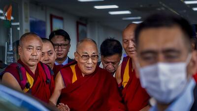 Tibetan spiritual leader the Dalai Lama arrives at the Kangra Airport as he returns from US, in Dharamshala. (PTI) Tibetan spiritual leader the Dalai Lama arrives at the Kangra Airport as he returns from US, in Dharamshala. (PTI)