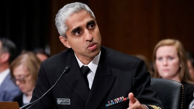 US Surgeon General Vivek Murthy issued an advisory that warns parenting can be harmful to mental health (REUTERS)