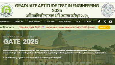 GATE 2025 registration begins today (gate.iitr.ac.in, screenshot) GATE 2025 registration begins today (gate.iitr.ac.in, screenshot)