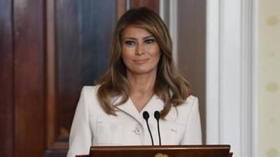 Melania shares cryptic post about New York where Barron will attend college (AP) Melania shares cryptic post about New York where Barron will attend college (AP)