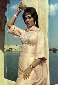 Priyanka's orange suit reminded us of the suit styles seen on actor Sadhana. Priyanka's orange suit reminded us of the suit styles seen on actor Sadhana.