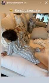 Her Insta story.