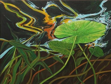 An artwork by artist Ruchi Chadha which would be on display.