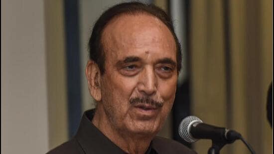 Former J&K CM Ghulam Nabi Azad (File)