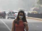 A woman wears a mask to shield herself from rising pollutants during winter, when pollution peaks in Delhi. (HT Archive) A woman wears a mask to shield herself from rising pollutants during winter, when pollution peaks in Delhi. (HT Archive)