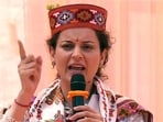 Kangana Ranaut, the BJP’s MP from Mandi in Himachal Pradesh. (HT File) Kangana Ranaut, the BJP’s MP from Mandi in Himachal Pradesh. (HT File)