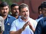 New Delhi, India - Aug. 23, 2024:  Congress Leader of Opposition in Lok Sabha Rahul Gandhi arrives at the party office for a meeting regarding the upcoming Jammu and Kashmir Assembly elections Meeting at AICC Headquarter  in New Delhi, India, on Friday, August 23, 2024.  (Photo by RAJ K RAJ / Hindustan Times)
