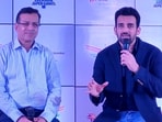LSG mentor Zaheer Khan with owner Sanjiv Goenka LSG mentor Zaheer Khan with owner Sanjiv Goenka