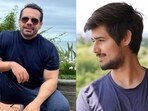 YouTubers Gaurav Taneja (left) and Dhruv Rathee (right).