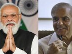 PM Narendra Modi and Pakistan PM Shehbaz Sharif PM Narendra Modi and Pakistan PM Shehbaz Sharif