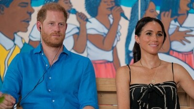 Prince Harry's upcoming trip to New York without Meghan Markle is a ‘further attempt to prove he is relevant" (Colombia Vice Presidency/Handout via REUTERS) (via REUTERS)