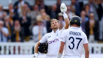 England, 42-2 when Root came in to bat, reached stumps on 358-7, with the star batsman having made 143 (Reuters)