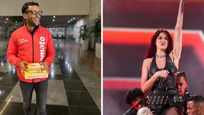 Zomato CEO Deepinder Goyal announced the Dua Lipa concert in India recently. Zomato CEO Deepinder Goyal announced the Dua Lipa concert in India recently.