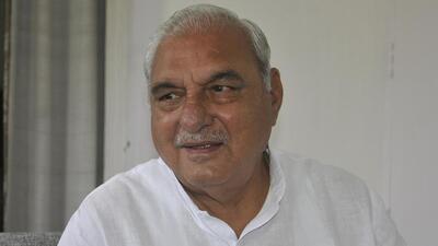 Expressing concern over rising crime in the state, former Haryana chief minister Bhupinder Singh Hooda on Thursday that such incidents showed that the law-and-order situation has collapsed. (HT Photo)