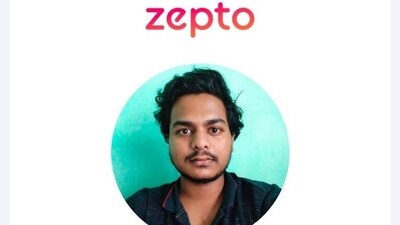 Dinesh signed up to work as a Zepto delivery partner in Hyderabad. (X/@dineshndb) Dinesh signed up to work as a Zepto delivery partner in Hyderabad. (X/@dineshndb)