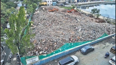 Kailash Prabhat CHS was razed to the ground on August 2 (Satish Bate/ HT Photo) Kailash Prabhat CHS was razed to the ground on August 2 (Satish Bate/ HT Photo)
