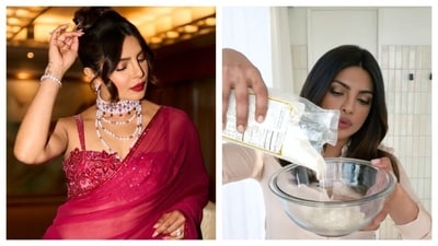 Priyanka Chopra's beauty secret lies in age-old homemade remedies. (Instagram/@priyankachopra & youtube/@vogueindia) Priyanka Chopra's beauty secret lies in age-old homemade remedies. (Instagram/@priyankachopra & youtube/@vogueindia)