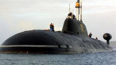 File photo of INS Arihant class nuclear-powered ballistic missile submarine. File photo of INS Arihant class nuclear-powered ballistic missile submarine.