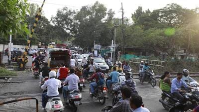 The BJP is misleading the people. If they did the groundbreaking of the project then why has a single pillar not been erected yet, says Congress leader. (HT FILE PHOTO)