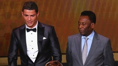 Cristiano Ronaldo took a subtle dig at Pele. (Getty Images) Cristiano Ronaldo took a subtle dig at Pele. (Getty Images)