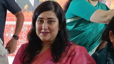 laiming that women of Haryana are determined to ensure BJP’s third consecutive victory in the state assembly polls, Bansuri Swaraj, BJP MP from New Delhi constituency, on Thursday said the women have played a key role in building the “double engine” government in Haryana. The state goes to polls on October (HT File)