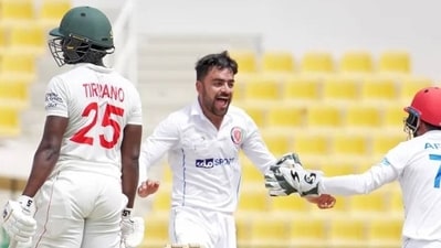 Rashid has played five Tests, 103 ODIs and 93 T20Is for Afghanistan, who hardly get to play the five-day game against top teams like New Zealand. (Abu Dhabi Cricket)