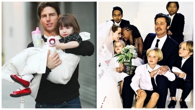 Tom Cruise and Brad Pitt's kids have removed the actors' last name from their's. Tom Cruise and Brad Pitt's kids have removed the actors' last name from their's.
