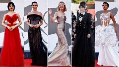 The 81st annual Venice International Film Festival kicked off with a bang on Wednesday. Apart from the star-studded screening of Tim Burton's Beetlejuice sequel 'Beetlejuice Beetlejuice', the festival saw many impeccably dressed celebs on the red carpet during the opening ceremony. From Jenna Ortega, Amy Jackson, Cate Blanchett, Winona Ryder, Taylor Russell to Catherine O'Hara, here are the best red carpet looks from the Venice Film Festival. (Reuters) The 81st annual Venice International Film Festival kicked off with a bang on Wednesday. Apart from the star-studded screening of Tim Burton's Beetlejuice sequel 'Beetlejuice Beetlejuice', the festival saw many impeccably dressed celebs on the red carpet during the opening ceremony. From Jenna Ortega, Amy Jackson, Cate Blanchett, Winona Ryder, Taylor Russell to Catherine O'Hara, here are the best red carpet looks from the Venice Film Festival. (Reuters)