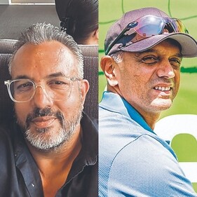 Apoorva Lakhia and Rahul Dravid Apoorva Lakhia and Rahul Dravid