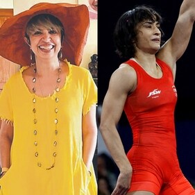 Shonali Bose and Vinesh Phogat Shonali Bose and Vinesh Phogat