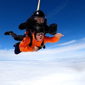 Lloyd Martin successfully completed a jump at Hinton skydiving centre in the UK after he was previously rejected due to his Down's Syndrome (Photo: Instagram) Lloyd Martin successfully completed a jump at Hinton skydiving centre in the UK after he was previously rejected due to his Down's Syndrome (Photo: Instagram)