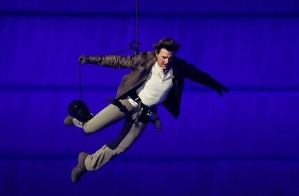 Tom Cruise made a jaw-dropping entrance from the sky to the Stade de France at the Paris 2024 Olympics closing ceremony recently (Photo: Instagram) Tom Cruise made a jaw-dropping entrance from the sky to the Stade de France at the Paris 2024 Olympics closing ceremony recently (Photo: Instagram)