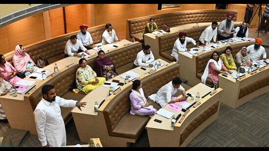 The General House meeting of the Chandigarh municipal corporation was held on August 27. (HT Photo)