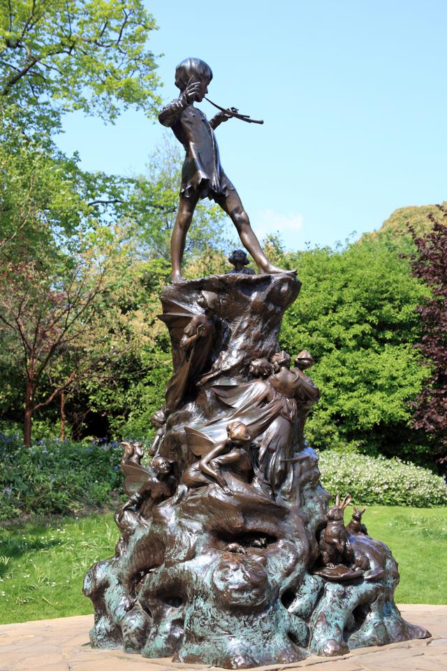 A statue of Peter Pan in Kensington Garden, London. (Tony Baggett/Shutterstock) A statue of Peter Pan in Kensington Garden, London. (Tony Baggett/Shutterstock)