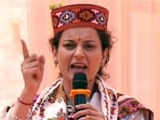 Kangana Ranaut, the BJP’s MP from Mandi in Himachal Pradesh. (HT File) Kangana Ranaut, the BJP’s MP from Mandi in Himachal Pradesh. (HT File)