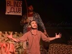 Rehearsal of the play being held a day earlier