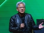 Jensen Huang, co-founder and chief executive officer of Nvidia Corp., during a news conference in Taipei, Taiwan, on Monday, June 4, 2024. 