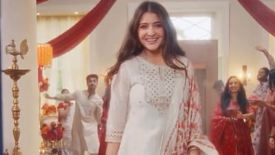 Anushka Sharma featured in a new ad. Anushka Sharma featured in a new ad.